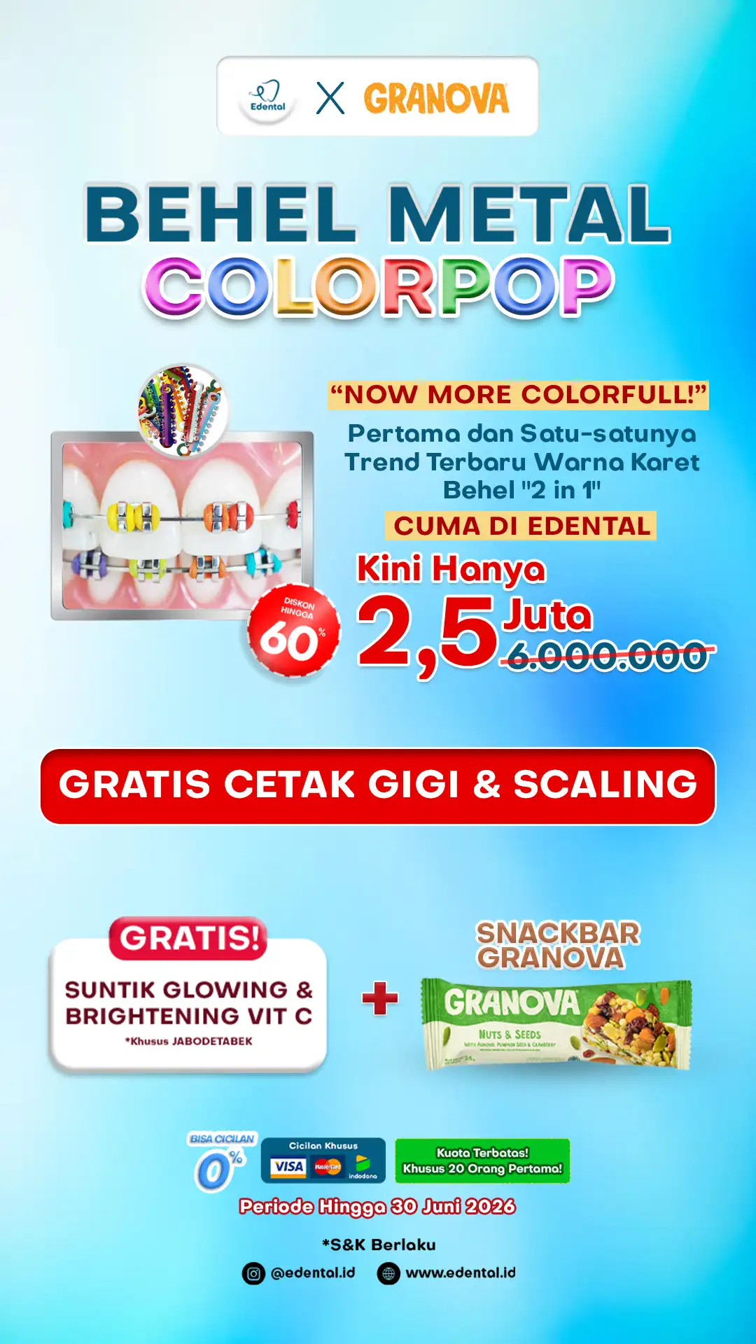 Banner Promo Behel Colorpop Juni 2026
